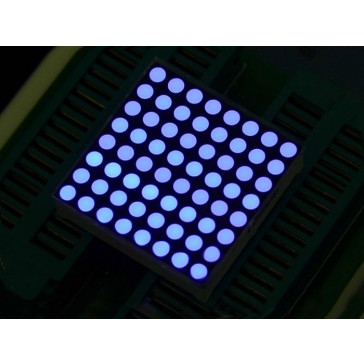 32mm 8x8 Cubo Matrix LED Azul- Ánodo Común