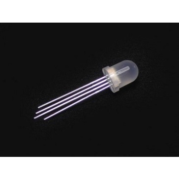 8 mm RGB LED lámpara común del ánodo (10 PCs)