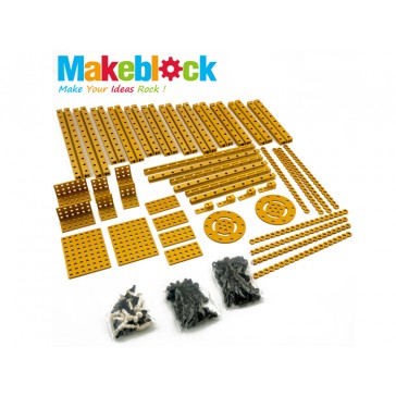 Kit de extensión de estructuras Makeblock - Dorado