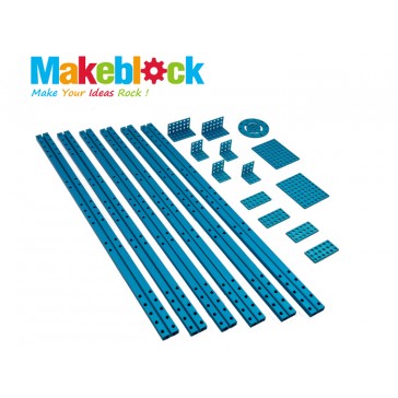 Kit de extensión para estructuras largas Makeblock - Azul