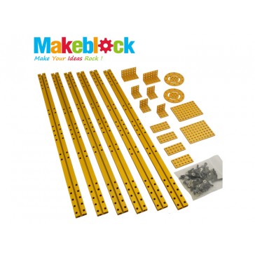 Makeblock estructura larga Kit de Extensión - Dorado