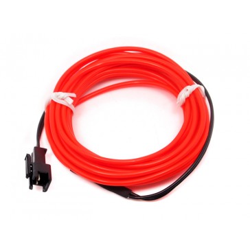 Cable EL - 3m Rojo