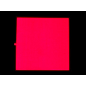 EL Panel - 10cm x 10cm Rojo