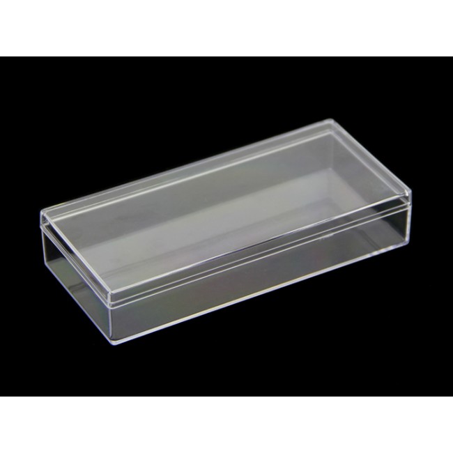 Caja de poliestireno cristal 1D – 8,4 x 6,2 x 3,8 cms – Caja cerrada 240 –  c143 – CAJAS PLASTICAS