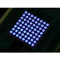Matriz LED 32mm 8x8 Azul- Ánodo Común