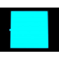 Panel Electroluminiscente - Azul Claro 10cm x 10cm