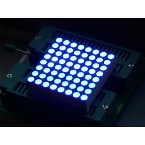 38mm 8x8 cuadrado matrix LED - Ánodo Común Azúl