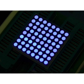 32mm 8x8 Cubo Matrix LED Azul- Ánodo Común