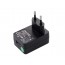 Enchufe Europeo Standard para USB, Fuente de Poder de 5VDC y 2.1 A. CE Intertek GS