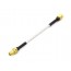 SMA M/F 6GHz cable semi - flexible RG402 - 10cm