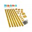 Makeblock estructura larga Kit de Extensión - Dorado