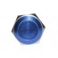 16mm Botón de metal Azul rey 1